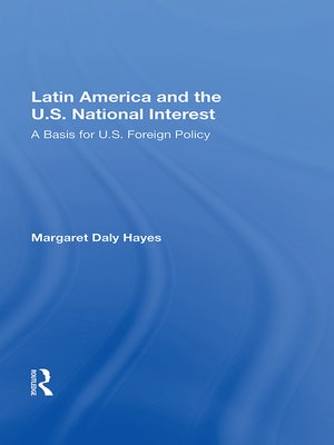 cover image of Latin America and the U.s. National Interest